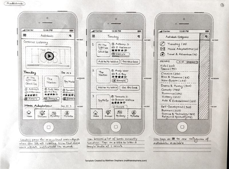Audiobook Concept Page 1